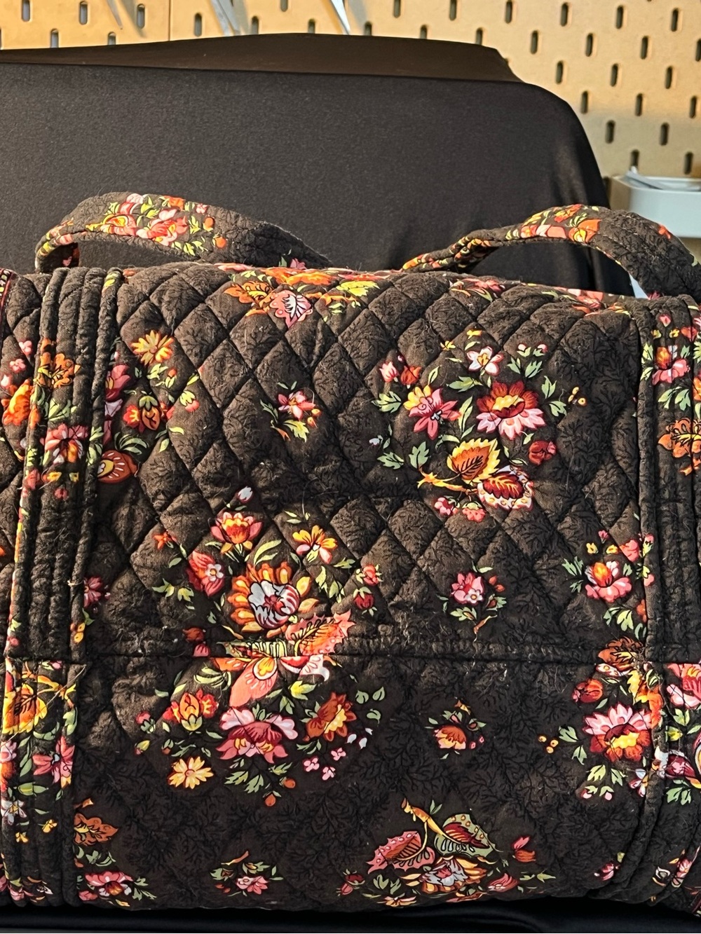 Vintage Vera Bradley  overnight Bag with Multicolor Floral Pattern - Picture 2 of 5